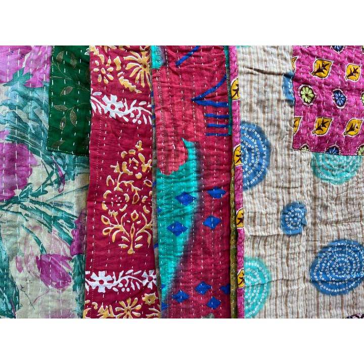 Sari Kantha Recycled Apron
