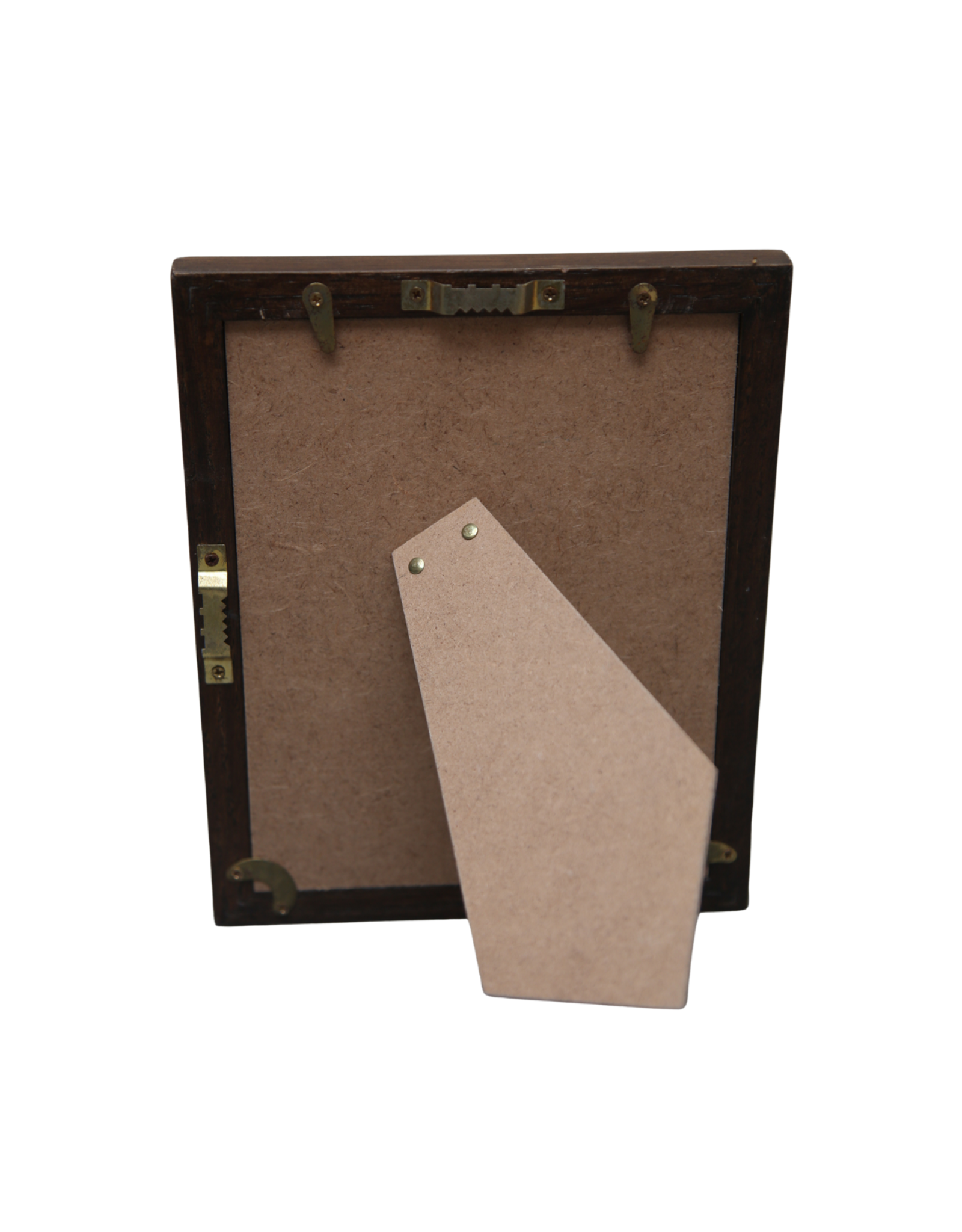 Etched Dark Red Oak Frame (5&quot; x 7&quot;)