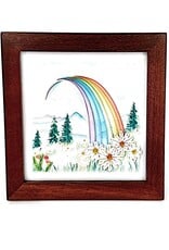 Natural Mahogany Frame (6&quot; x 6&quot;)