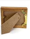 Etched Natural Red Oak Frame (2.5&quot; x 3.5&quot;)