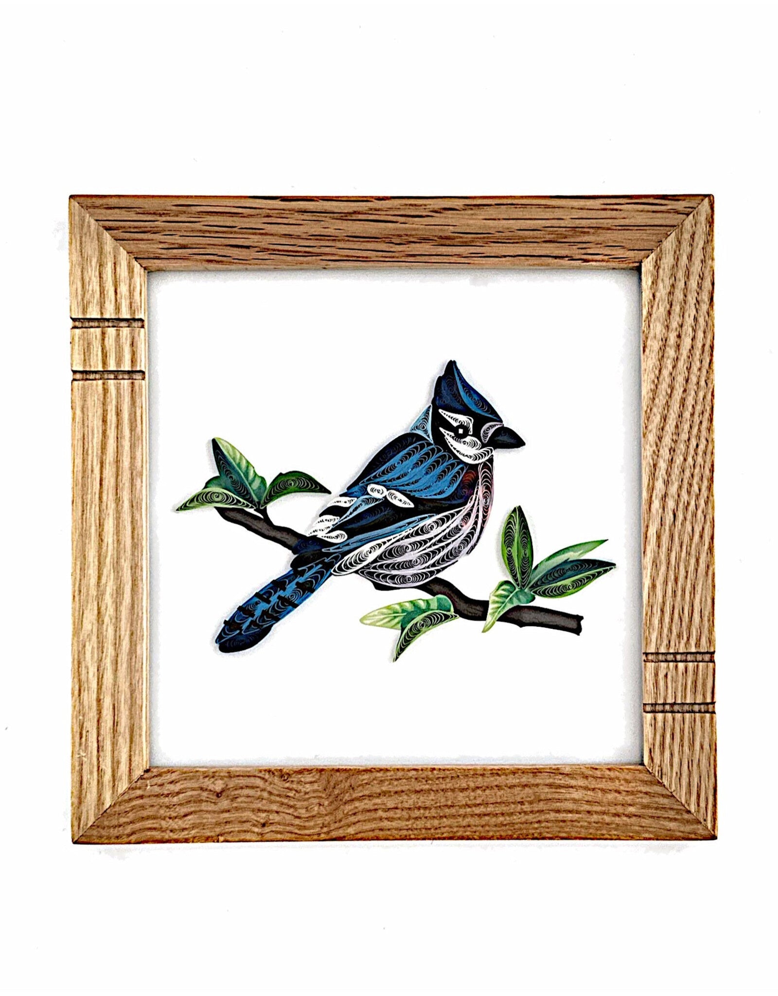 Striped Natural Red Oak Frame (6" x 6")