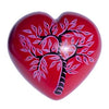 Red Heart Tree Acacia Kisii Stone, Large