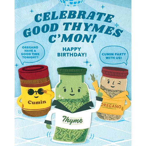 Celebration Thyme Recycled Paper Card