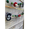 Forest Animals &amp; Mushroom Felt Garland (72&quot; L)