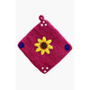 Needle Felted Square Trivet (8&quot; D) - Assorted