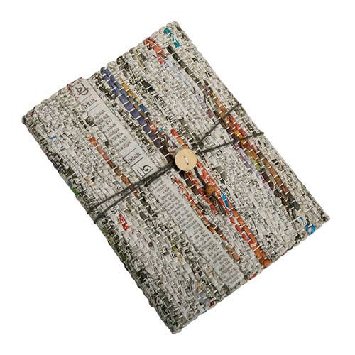 Recycled Newspaper Journal (8.5" x 6" )