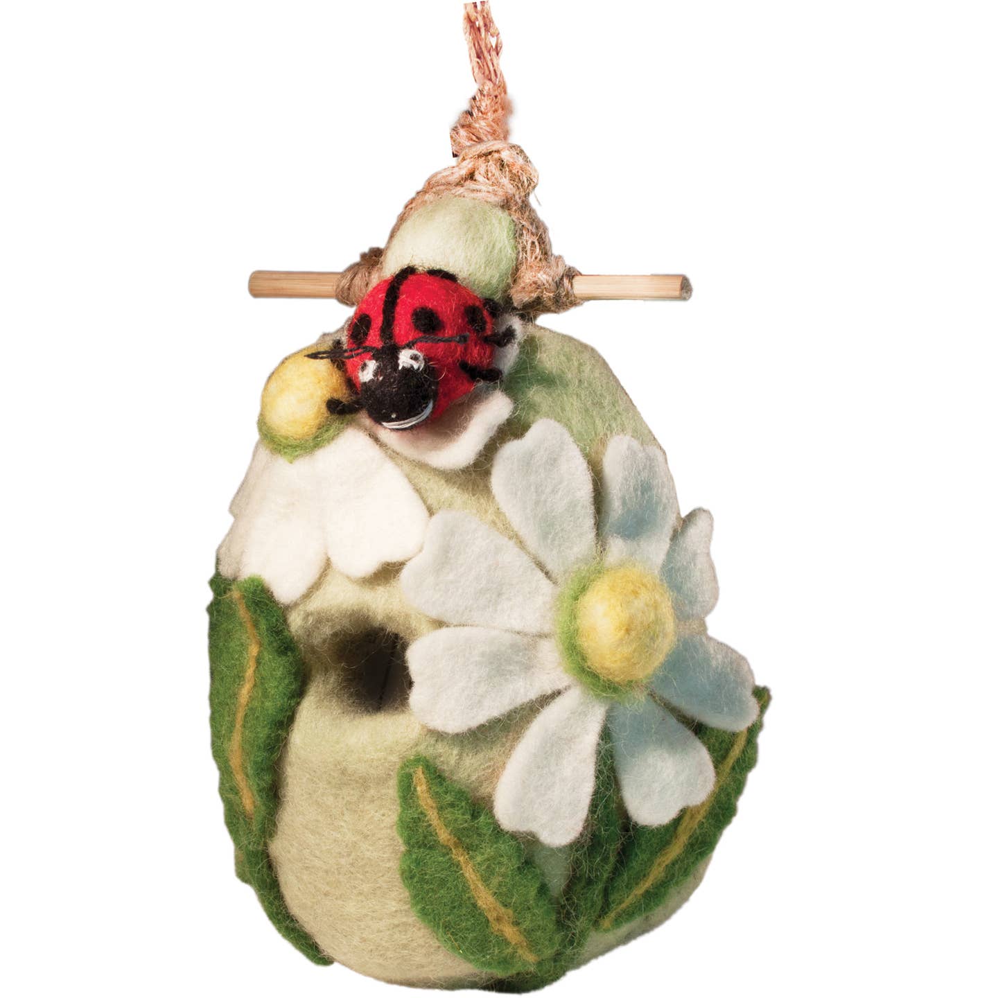 Ladybug Felt Birdhouse