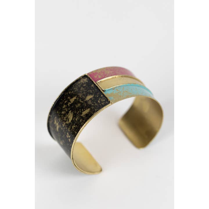 3-Color Cuff Bracelet (1.25&quot; W)
