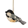 Quilled Paper Chickadee Ornament (3.5&quot; L)