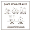 Mini Gourd Ornament - Assorted