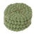 Sage Felt Balls Coasters - Set of 4