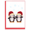 Quilled Penguins Gift Enclosure Mini Card