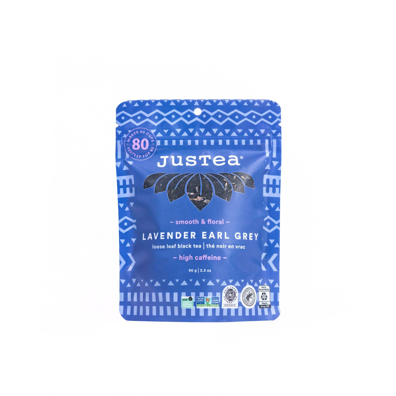Lavender Earl Grey Stand-up Pouch - Fair-Trade, Black Tea