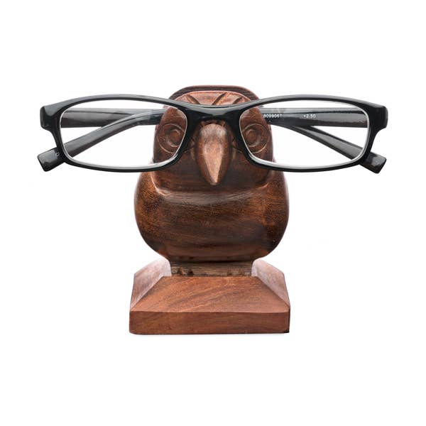 Sparrow Shesham Wood Eyeglass Holder