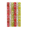 Whimsy Christmas Handpainted Taper Candle - Set of 2
