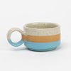 Assorted Ceramic Striped Espresso Mug (2.5&quot; H)