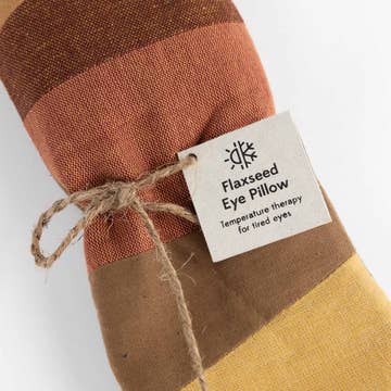 Patchwork Flaxseed Eye Pillow (9&quot; L x 4&quot; W)