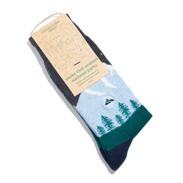 Blue Mountain Protect National Parks Socks