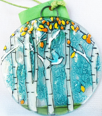 Fused Glass Ornament/Suncatcher - Assorted Design