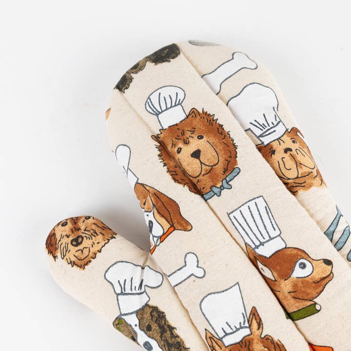 Dog Chefs Cotton Oven Mitt (11&quot; L)