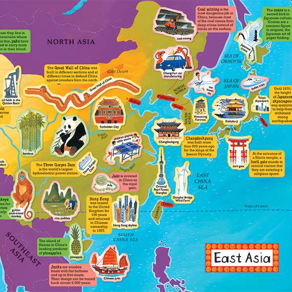 World Atlas Sticker Book