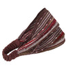 Brown Stripes Cotton Headband (7&quot; W)