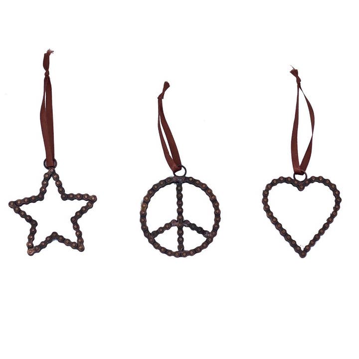 Bike Chain Ornament - Assorted