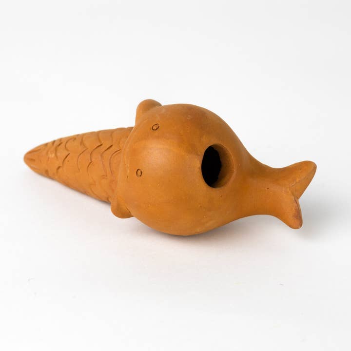 Terracotta Whale Plant Self Waterer (6&quot; H)