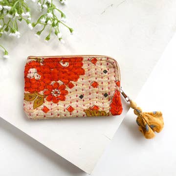 Kantha Card Pouch - Assorted