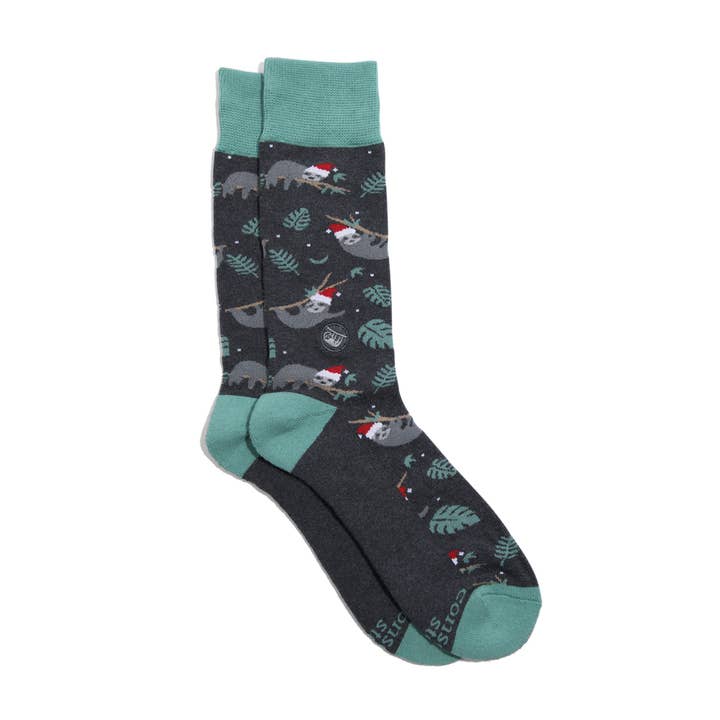 Holiday Sloth Socks