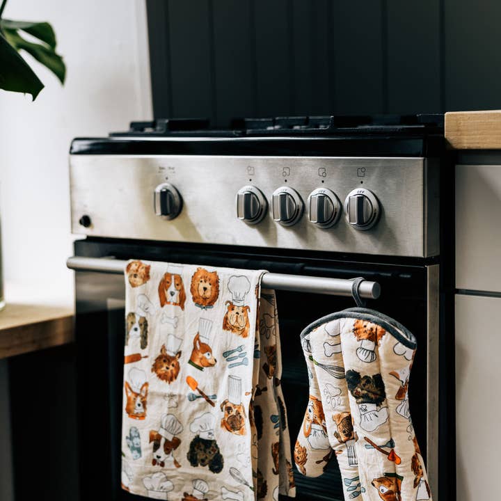 Dog Chefs Cotton Tea Towel (18&quot; x 24&quot;)