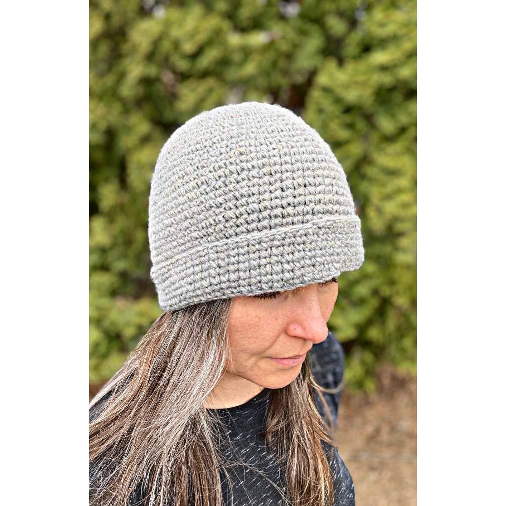 Crochet Hemp &amp; Wool Hat - Assorted