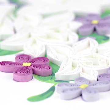 Quilled Flower Sympathy Card