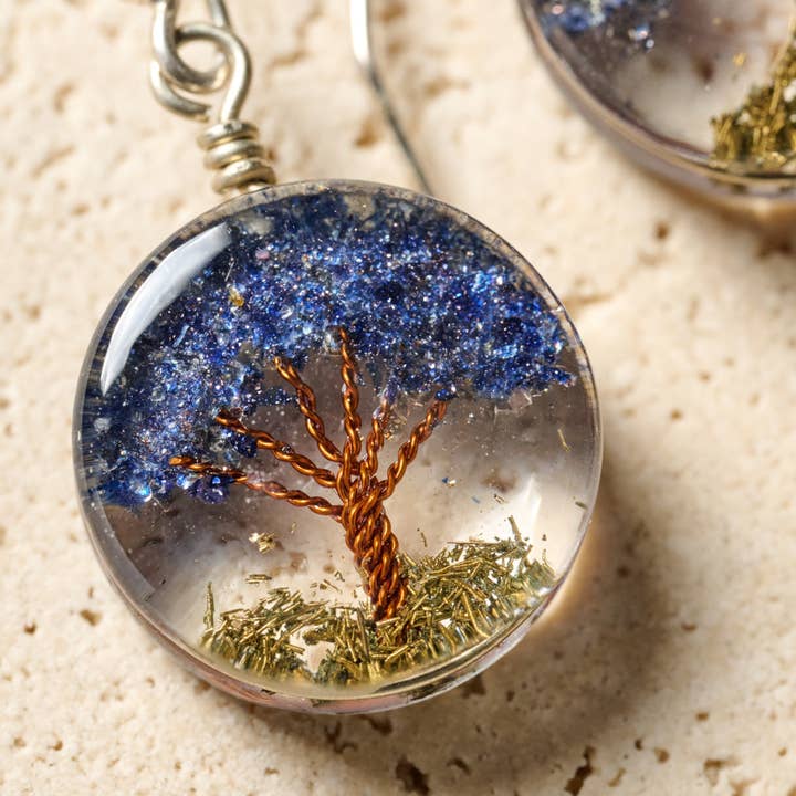 Mini Tree of Life Earrings