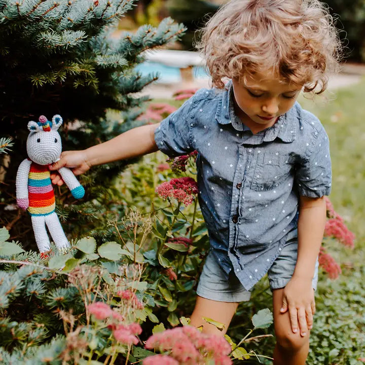 Small Unicorn Rattle Crochet