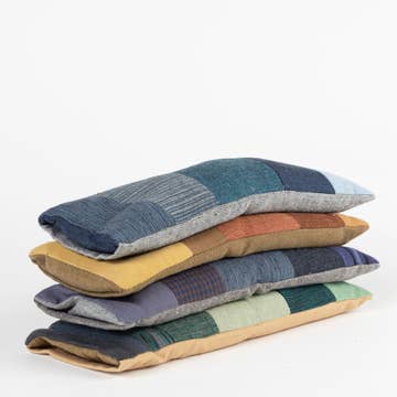 Patchwork Flaxseed Eye Pillow (9&quot; L x 4&quot; W)