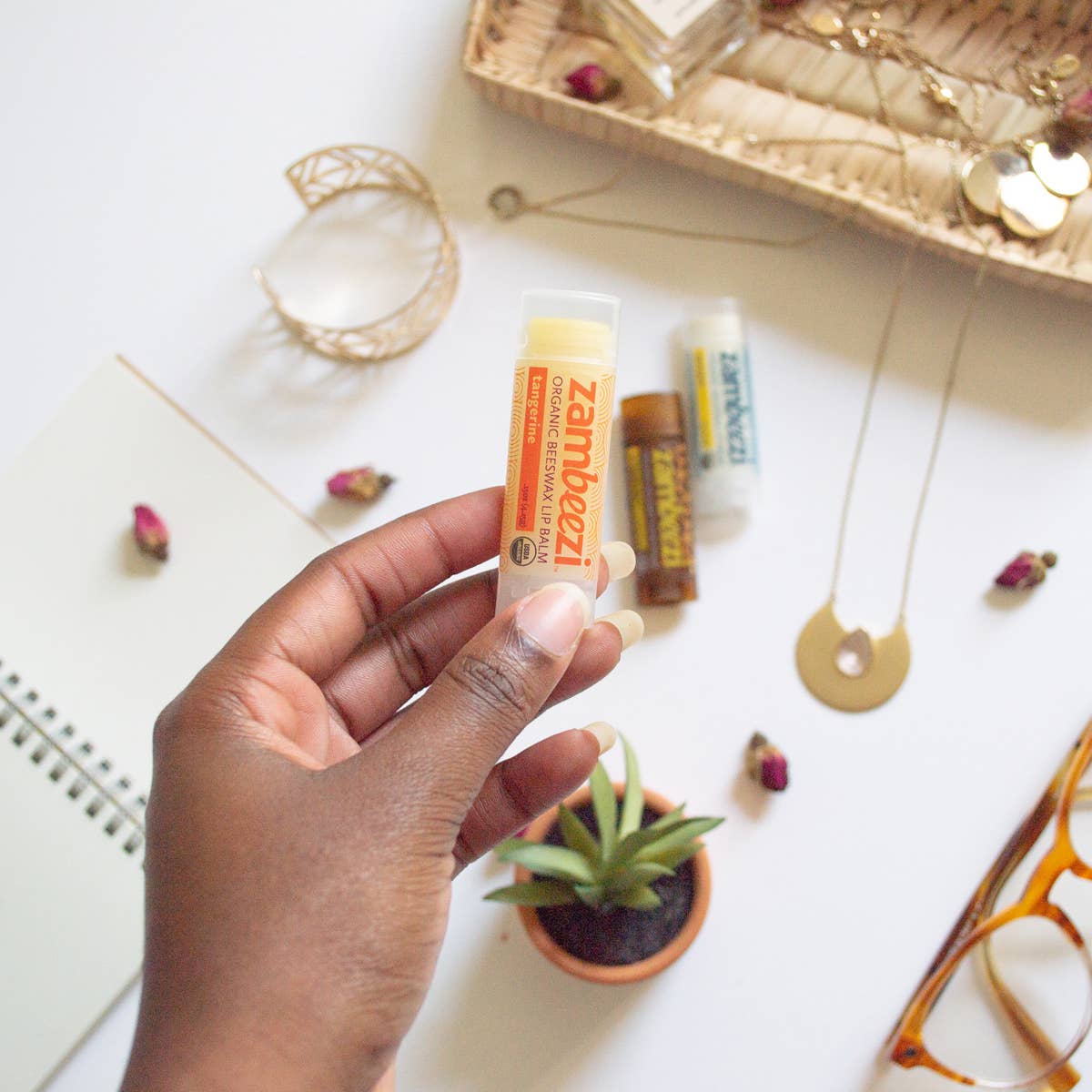 Zambeezi Tangerine Beeswax Lip Balm