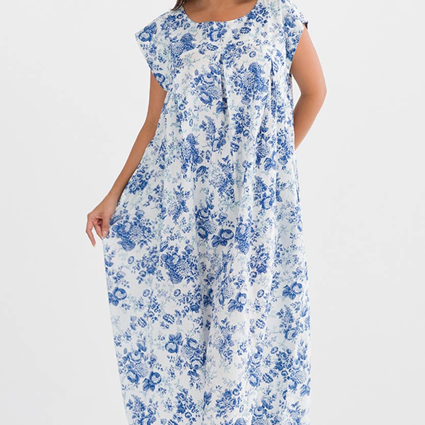 Blue Cotton Ishani Kaftan