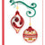Red & Gold Gift Enclosure Ornament Quilled Card