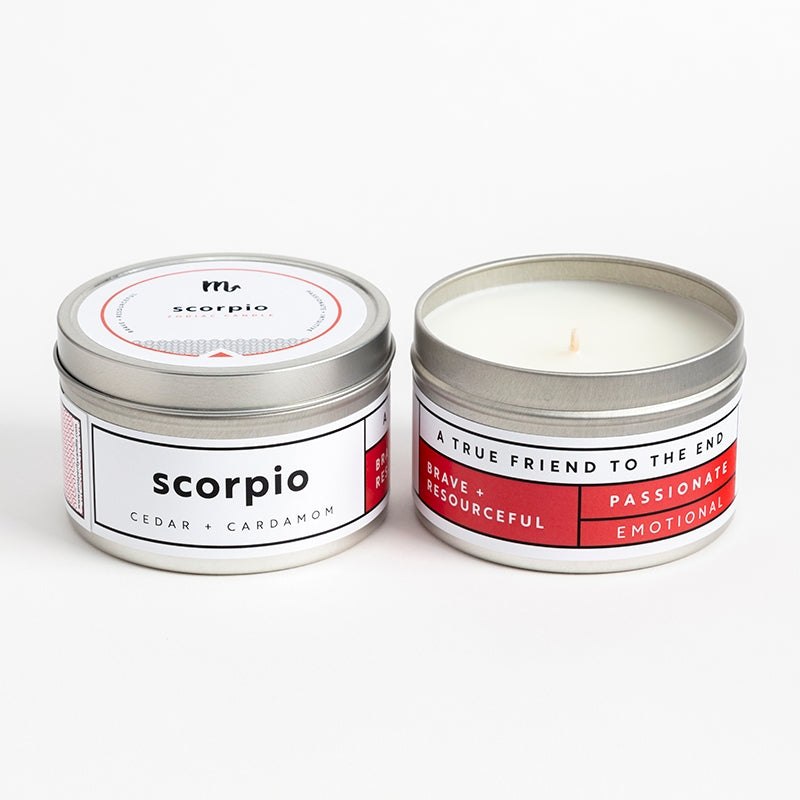 Zodiac Candle Tin