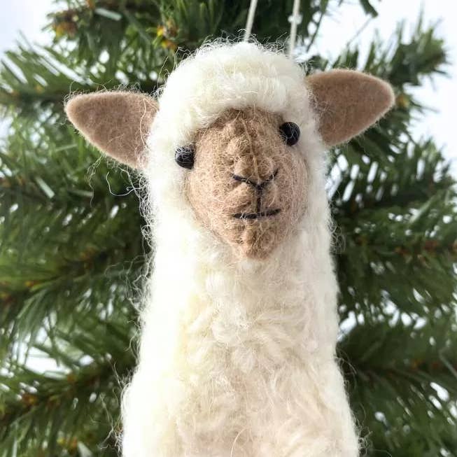 Felt Sheep Ornament