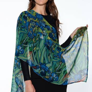 Sage &amp; Indigo Aloka Cupro Scarf