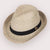 Fedora Black Band Palm Hat, Medium