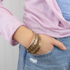 Healing Genie Twisted Cuff Bracelet