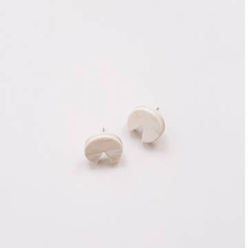 Pie Slice Horn Earrings - Assorted
