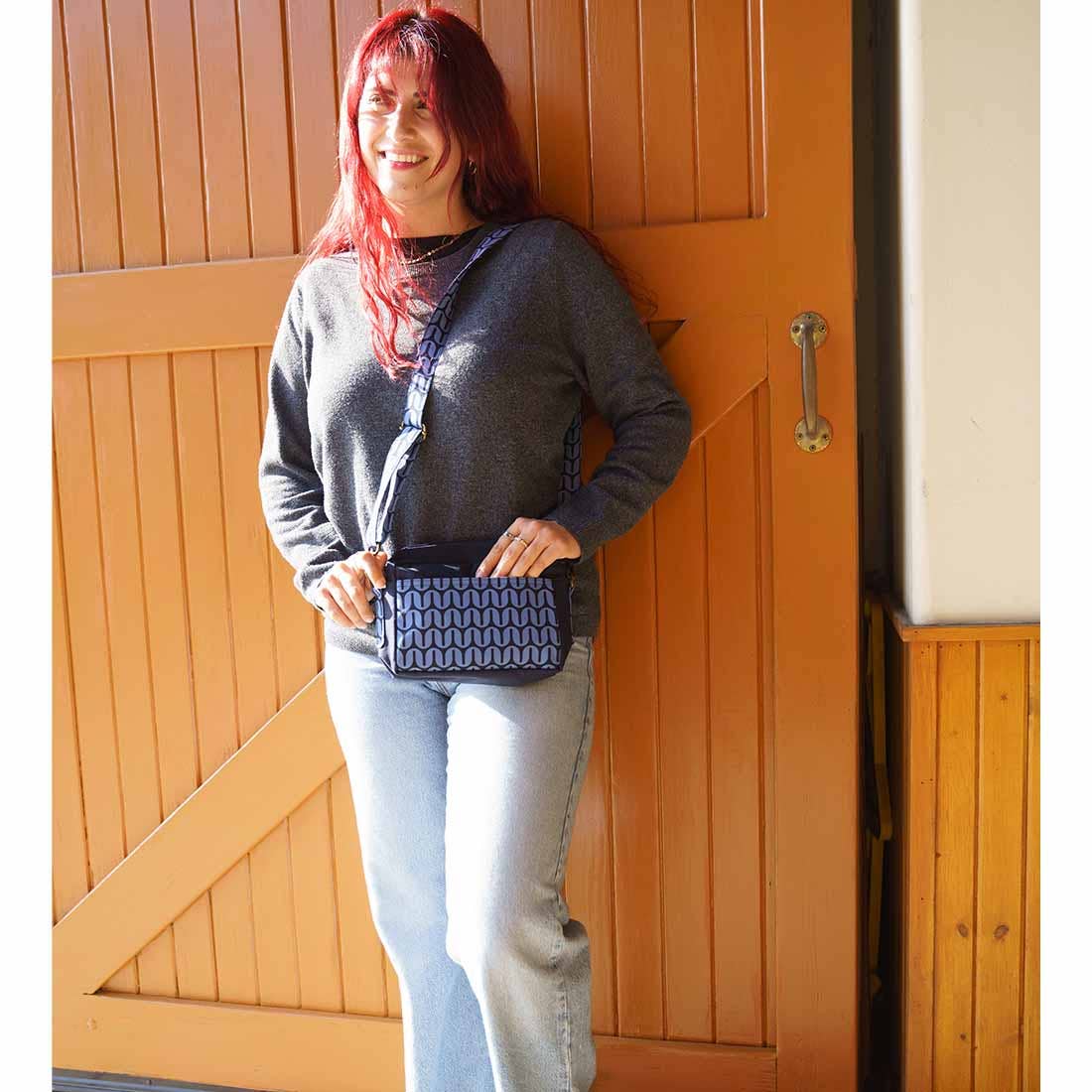 Retro Print Small Crossbody Shoulder Bag