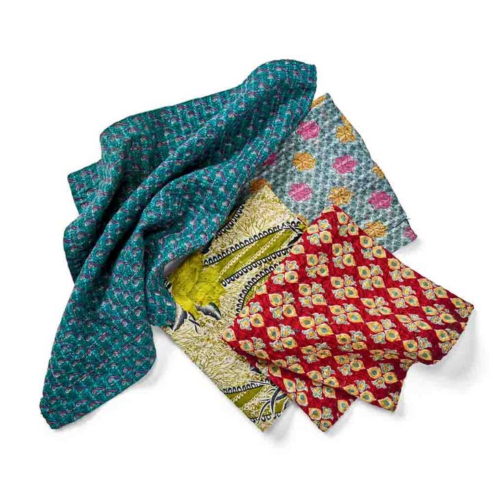 Kantha Napkin (18" Sq) - Assorted