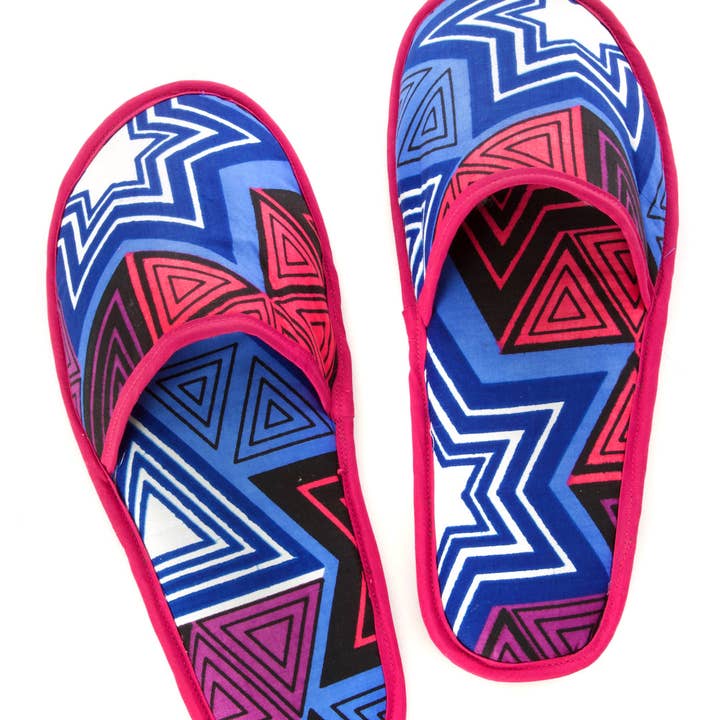 Ankara Cloth Slipper (Extra Large) - Assorted