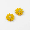 Gourd Painted Sunflower Earrings (2&quot; L)