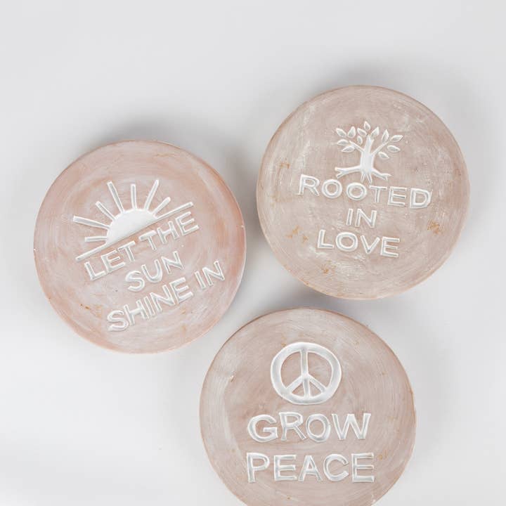 Grow Peace Garden Plaque (8.5&quot; D)